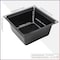 American Built Pro Utility Storage Tote, 13 in L x 13 in W x 7 in H, Black, Styrene, 3 PK 1313 P3 - alternate 5
